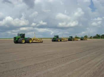 heavy equipment on location